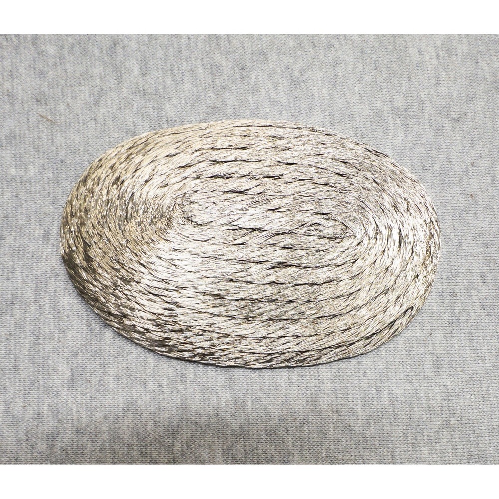 Vintage Silver Tone Rope‎ Lasso Brooch